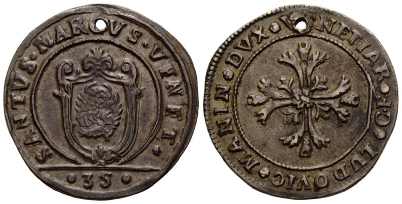 Venedig / Venice / Venezia
Lodovico Manin, 1789-1797 1/4 Scudo della croce 30.0...