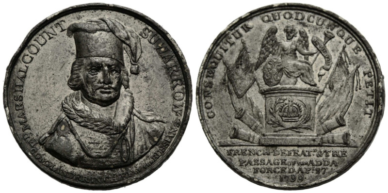 Medaillen / Medal
 Weissmetallmedaille / White metal medal 1799. 38.47 mm. Paul...