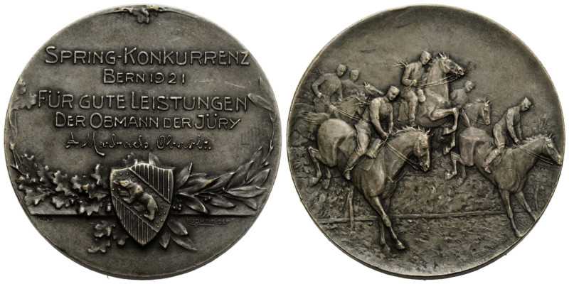 Bern / Berne Medaillen / Medal
 Silbermedaille / Silver medal 1921. 40.0 mm. Sh...