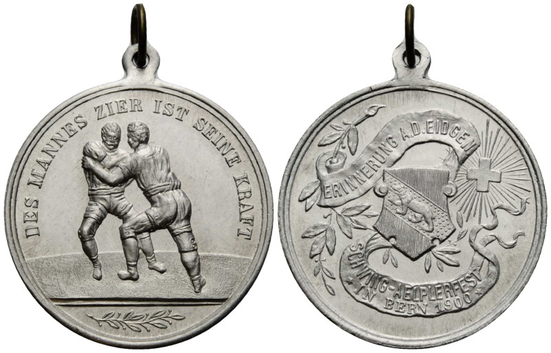 Bern / Berne
 Aluminium 1900. 38.8 mm. Eidgenössisches Schwing- und Älplerfest ...