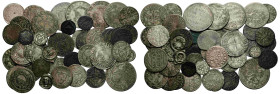 Zürich / Zurich Stadt und Kanton / City and canton
 Diverse Münzen / Various coins 13/16/17/18 Jh. / century. Lot aus 47 Stücke mit einem Total Gewic...