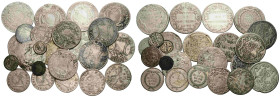 Zürich / Zurich Stadt und Kanton / City and canton
 Diverse Münzen / Various coins 18 Jh. / century. Lot aus 23 Stücke mit einem Total Gewicht von 87...