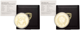 Schützentaler & Schützenmedaillen / Shooting talers & Shooting medals Appenzell Ausserrhoden
 500 Franken / 500 Francs 2019. 33.0 mm. Gold 1/2 oz. 0....