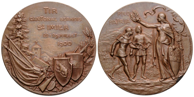 Schützentaler & Schützenmedaillen / Shooting talers & Shooting medals Bern / Ber...