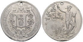 Schützentaler & Schützenmedaillen / Shooting talers & Shooting medals Glarus
 Weissmetallmedaille / White metal medal 1892 38.0 mm. Glarus. Eidgenöss...