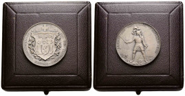 Schützentaler & Schützenmedaillen / Shooting talers & Shooting medals Graubünden / Grisons
 Silbermedaille / Silver medal 1900. 33.0 mm. Chur. Graubü...
