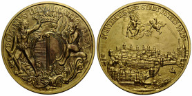Schützentaler & Schützenmedaillen / Shooting talers & Shooting medals Luzern / Lucerne
 Vergoldete Bronzemedaille / Gilt Bronze medal o.J. / ND. 59.0...