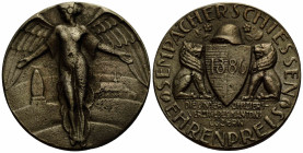 Schützentaler & Schützenmedaillen / Shooting talers & Shooting medals Luzern / Lucerne
 Versilberte Bronzemedaille / Silver plated bronze medal o. J....