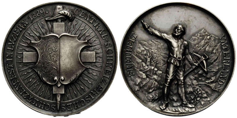 Schützentaler & Schützenmedaillen / Shooting talers & Shooting medals Luzern / L...