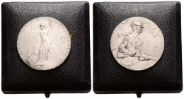 Schützentaler & Schützenmedaillen / Shooting talers & Shooting medals St. Gallen
 Silbermedaille / Silver medal 1904. 33.0 mm. St. Gallen. Eidgenössi...