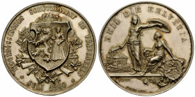 Schützentaler & Schützenmedaillen / Shooting talers & Shooting medals Thurgau / Thurgovia
 Silbermedaille / Silver medal 1890. 45.0 mm. Frauenfeld. S...
