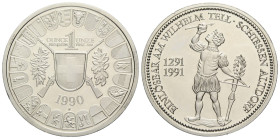 Schützentaler & Schützenmedaillen / Shooting talers & Shooting medals Uri
 Palladium 1990. 33.0 mm. 1oz. Altdorf. Wilhelm Tell Schiessen. Schützenfes...