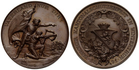 Schützentaler & Schützenmedaillen / Shooting talers & Shooting medals Zürich / Zurich
 Bronzemedaille / Bronze medal 1891. 45.0 mm. Winterthur. Zürch...