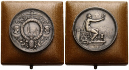 Schützentaler & Schützenmedaillen / Shooting talers & Shooting medals Zürich / Zurich
 Silbermedaille / Silver medal 1895. 45.0 mm. Winterthur. Eidge...