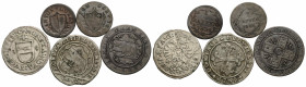 Lot
 Diverse Münzen 1789 / 1799 / 1826 / 1839 / 1846. Lot aus 5 Stücke mit einem Total Gewicht von 8.29 g. Lot with 5 pieces with a total weight of 8...
