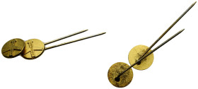 Pins Schweiz / Switzerland
 Gold 1.0 mm x 34.0 mm. 0.750 Gold. Swissair. Total Gewicht / weight 2.4 g. Expl. 1.20 g. Vorzüglich / Extremely fine.
