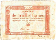 Frankreich 1. Republik (1792-1804) / France, first Republic Assignaten-Anweisungen
 Lot ASSIGNAT 1000 Francs 1795, 7. Januar / 18 Nivôse An III (7.1....