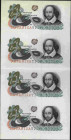 Grossbritannien Königreich / Kingdom
 Varia o. J. / ND. ca. 404 X 205.0 mm. Werbeblatt für Banknoten / promotional note / advertising leaflet for ban...