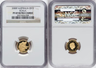 Elizabeth II gold Proof "Koala" 15 Dollars (1/10 oz) 2008-P PR69 Ultra Cameo NGC, Perth mint, KM1873. HID09801242017 © 2023 Heritage Auctions | All Ri...