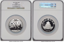 People's Republic silver Proof Panda 50 Yuan (5 oz) 2010 PR70 Ultra Cameo NGC, KM1935. HID09801242017 © 2023 Heritage Auctions | All Rights Reserved