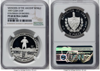 Republic 6-Piece Lot of Certified silver Proof "Wonders of the Ancient World" 10 Pesos 1997 NGC, 1) "Colossus of Rhodes" 10 Pesos PR68 Ultra Cameo NGC...