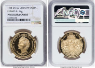 "Ludwig II" gold Proof 1918-Dated PR65 Ultra Cameo NGC, KM-Unl, 14gm. HID09801242017 © 2023 Heritage Auctions | All Rights Reserved