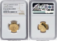 "Ludwig-Donau" gold Proof 1970 PR66 Ultra Cameo NGC, KM-Unl. 4gm. HID09801242017 © 2023 Heritage Auctions | All Rights Reserved