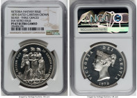 Victoria silver Proof Piefort INA Retro Issue "Three Graces" Crown 1879-Dated (2000) PR67 Ultra Cameo NGC, KM-X81. HID09801242017 © 2023 Heritage Auct...
