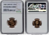 Elizabeth II gold Proof 1/2 Sovereign 1980 PR70 Ultra Cameo NGC, KM922. HID09801242017 © 2023 Heritage Auctions | All Rights Reserved