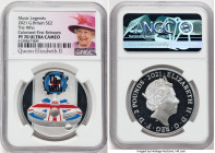Elizabeth II silver Colorized Proof "The Who" 2 Pounds (1 oz) 2021 PR70 Ultra Cameo NGC, S-WH4. First Releases. Part of the Music Legends £5 series. H...