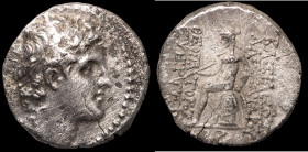 Greek

Seleukid Kingdom. Antioch on the Orontes. Alexander I Balas 152-145 BC. Drachm AR
Seleukid Kingdom. Antioch on the Orontes. Alexander I Bala...