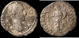 Severus Alexander. (223 AD). Denar. (17mm, 2,65g) Rome. Obv: IMP C M AVR SEV ALEXAND AVG. laureate bust of Severus Alexander right. Rev: LIBERALITAS A...