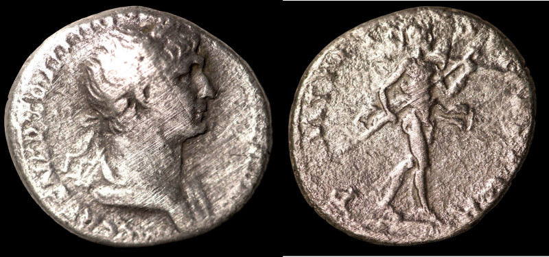 Trajan. (98-117 AD). Denar. (18mm, 3,12g) Rome. Obv: IMP CAES NER TRAIAN OPTIM A...