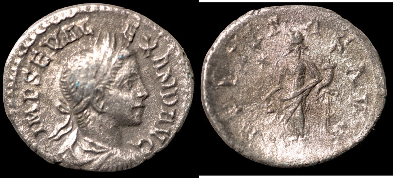 Severus Alexander. (222-235 AD). Denar. (17mm, 2,95g) Rome. Obv: IMP C M AVR SEV...