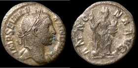 Severus Alexander. (226-227 AD). Denar. (17mm, 2,84g) Rome. Obv: IMP C M AVR SEV ALEXAND AVG. laureate bust of Severus Alexander right. Rev: ANNONA AV...