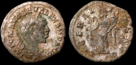 Severus Alexander. (223 AD). Denar. (19mm, 2,58g) Rome. Obv: IMP C M AVR SEV ALEXAND AVG. laureate bust of Severus Alexander right. Rev: LIBERALITAS A...
