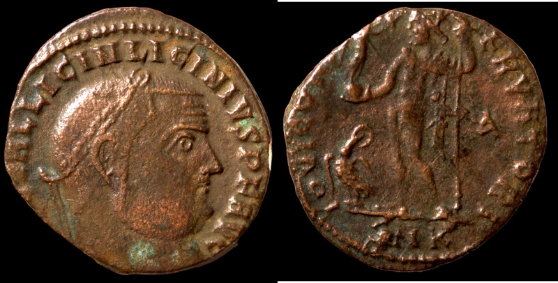 Licinius I. (321-323 AD). Follis. (19mm, 2,21g) Antioch. Obv: IMP C VAL LICIN LI...