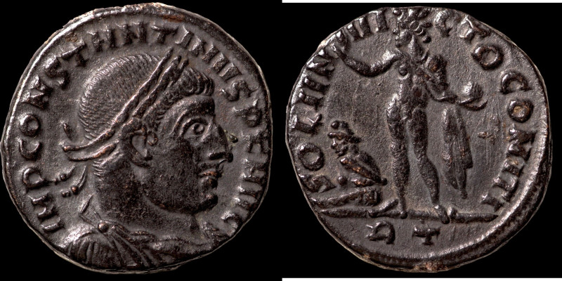 Constantinus I. (307-337 AD). Follis. (18mm, 3,06g) Antioch. Obv: CONSTANTINVS A...