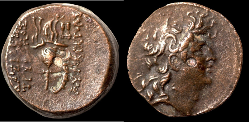 Tryphon. (142-138 BC). Bronze Æ. (18mm, 5,85g) Antioch.