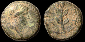 under Nero. (59-60AD). Pseudo-autonomous Bronze Æ. (15mm, 4,42g). Antioch.