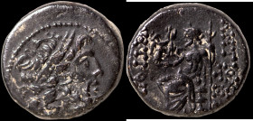 (41-40BC). autonomous Æ Tetrachalkon. (19mm, 7,92g). Antioch.