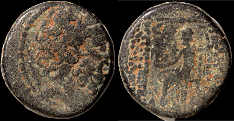 (41-40BC). autonomous Æ Tetrachalkon. (22mm, 12,76g). Antioch.