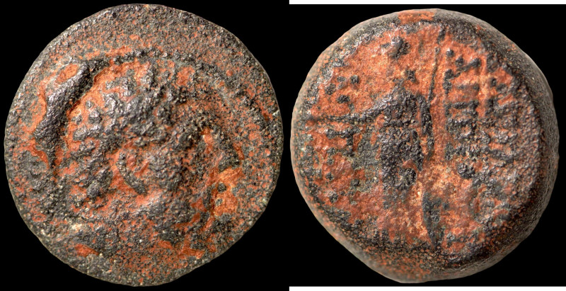 Antiochos IX. Kyzikenos. (114-96 BC). Bronze Æ. (19mm, 6,06g) Antioch.