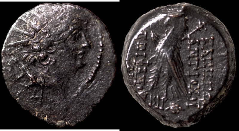Antiochos VIII. Epiphanes. (109-96 BC). Bronze Æ. (20mm, 5,56g) Antioch.