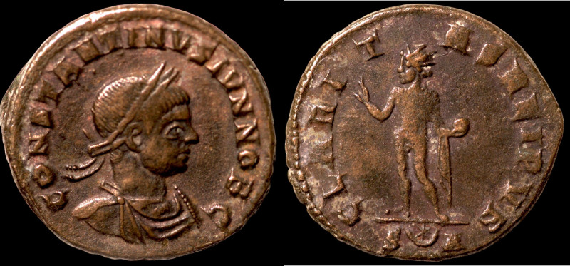 Constantinus II. (317-337 AD). Follis. (19mm, 3,53g) Antioch. Obv: CONSTANTINVS ...