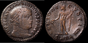 Maximinus II. (310 AD). Follis. (26mm, 5,58g) Antioch. Obv: IMP C GAL VAL MAXIMINVS P F AVG. laureate bust of Maximinus right. Rev: GENIO AVGUSTI. Gen...