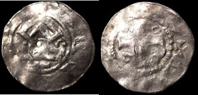 Speyer. Otto II./III. (973-1002). Denar. contemporary imitation? (0,97g, 18mm). imperial and royal mint Speyer.