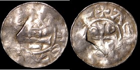 Speyer. Otto II./III. (973-1002). Denar. contemporary imitation? (1,02g, 18mm). imperial and royal mint Speyer.