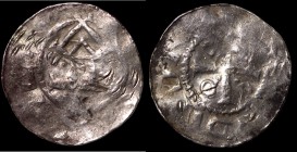 Speyer. Otto II./III. (973-1002). Denar. contemporary imitation? (1,41g, 19mm). imperial and royal mint Speyer.