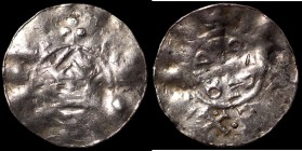 Speyer. Otto II./III. (973-1002). Denar. contemporary imitation? (1,25g, 18,5mm). imperial and royal mint Speyer.